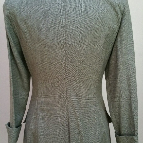 Tweed Menu Long Dress Jacket Blazer Size 5/6 - Picture 4 of 8